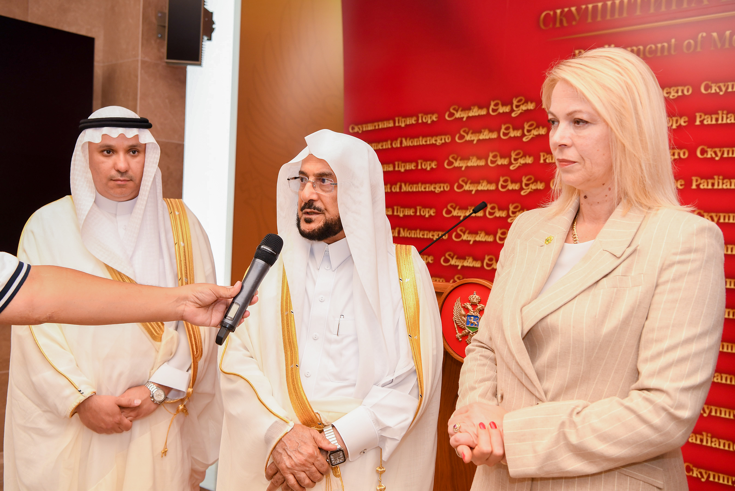 معالي الوزير يلتقي رئيسة البرلمان في الجبل الأسود (1).jpg