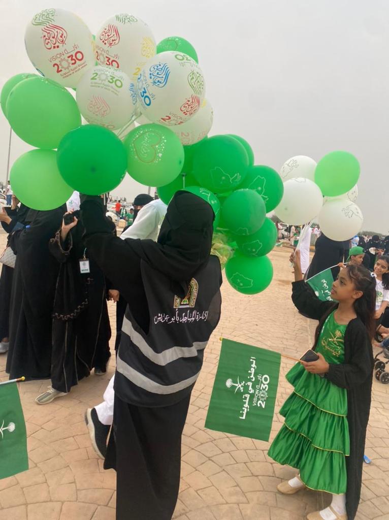 مشاركة إدارة العمل التطوعي في اليوم الوطني (3).jfif