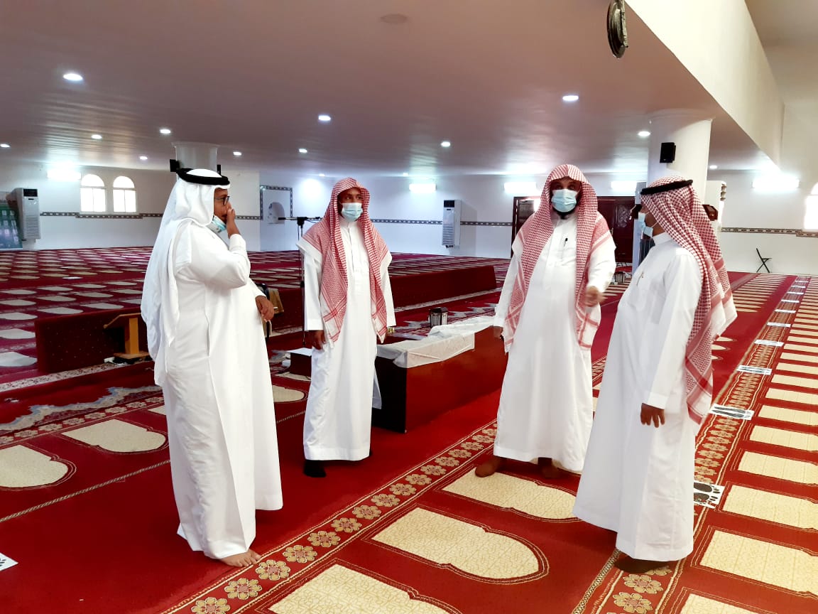 العتيبي خلال زيارته إدارة المساجد بالحناكية _(1)_ __.jpg