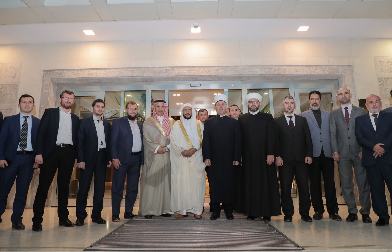 المشيخة الاسلامية تقيم حفل استقبال لوزير الشؤون الإسلامية بالعاصمة تيرانا (2).jpeg