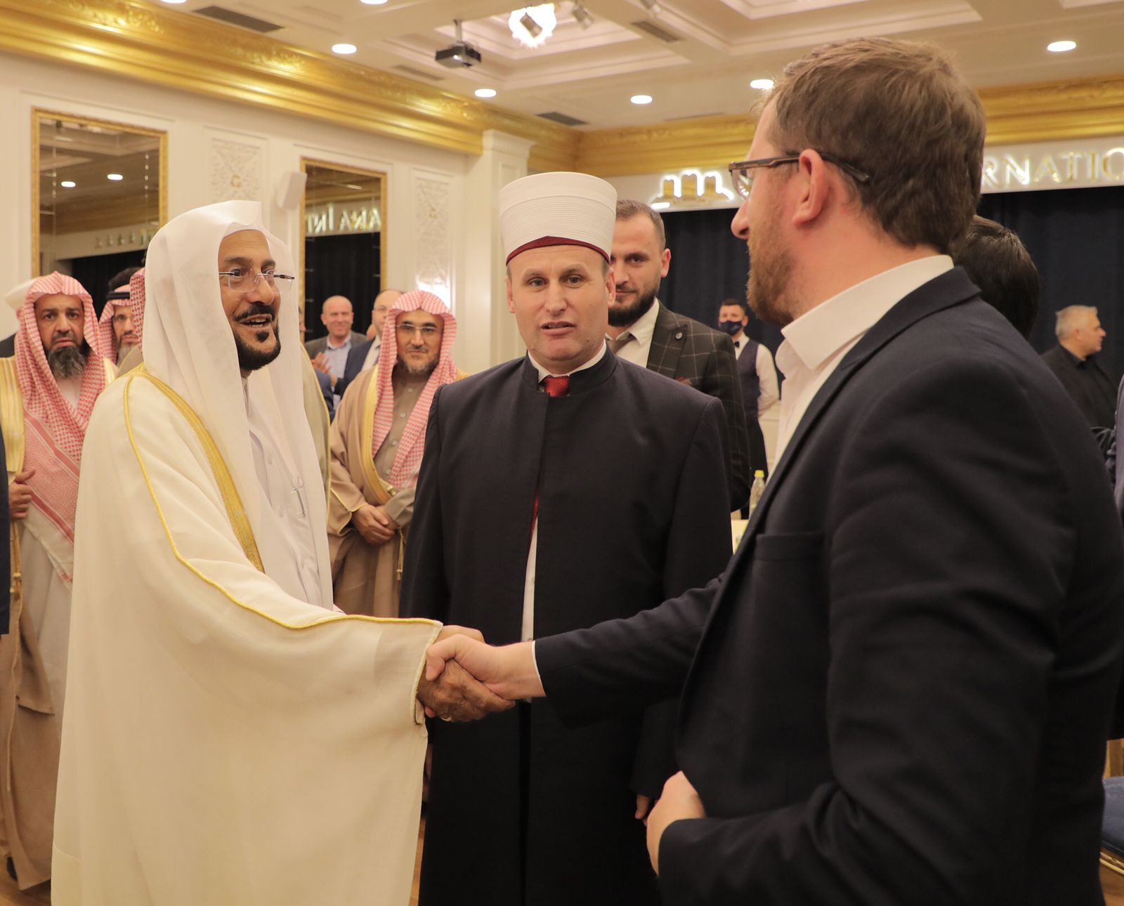 المشيخة الاسلامية تقيم حفل استقبال لوزير الشؤون الإسلامية بالعاصمة تيرانا (7).jpeg