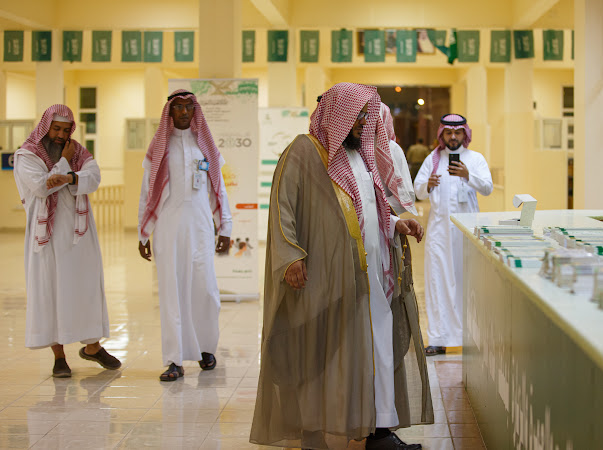 مدير الشؤون الإسلامية بتبوك خلال زيارة منفذ حالة عمار (6).jpeg